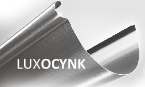 Az STP organikus bevonattal ellátott  Galeco LuxOcynk ereszcsatorna tartósan megőrzi exkluzív ezüstös színét
